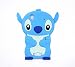 3D blue Stitch & Lilo Soft Silicone Case Cover For ZTE MAX N9520 Boost Mobile