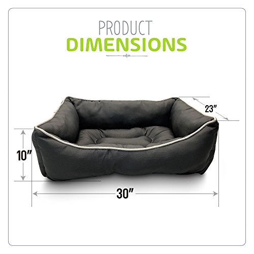 Pet Craft Supply Premium Snoozer Couch-Style Sofa Outdoor/Indoor Pet Bed for Dogs & Cats - Thumbnail 2