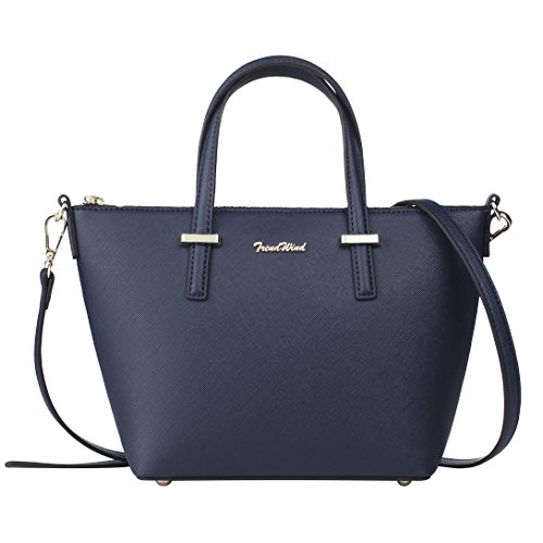 Trend Wind Woman Bags Top-Handle Shoulder Handbags bags Crossbody Purse Bags Leather purse for Women (Navy)