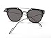 GAMT Vintage Round Mirrored Sunglasses Metal Frame Full-rim Reflective Lens