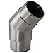 Flush Angle Fitting 135(45) Degree - Brushed Stainless Steel - 2
