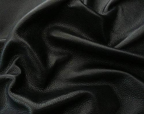 DIY Faux Leather Black Faux Leather Synthetic Pleather 3ft X 4.6ft