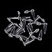 100 Pcs-1.5ml Non-sterile Centrifuge Microcentrifuge Tubes Plastic Clear Test Vials Sample