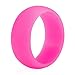 (Price/6 Pcs) GOGO Premium Women's Silicone Wedding Rings - 9 mm Wide(2 mm Thick) Flexible Wedding Bands - Great Gifts for Birthday or Anniversary