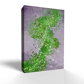 Wall26-Canvas Wall Art-Abstract Colorful Art-Giclee Painting Wall Art for Bedroom Living Room Home Decoration - 12x18 inches