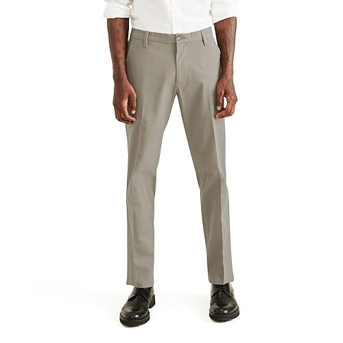 Dockers Men's Straight Fit Workday Khaki Smart 360 Flex Pants (Regular and  Big Tall), Safari Beige, 36W x 32L in Oman Whizz Casual