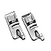 Tinksky Narrow Hem Presser Feet , 6mm + 4mm Snap-on Rolled Hem Narrrow Hem - 2pcs