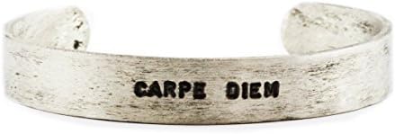 Personalized Hand Stamped SILVER Custom Mens Cuff Bracelet, Unique CUSTOM Engraved Cuff Bracelet, Anniversary Gift For Husband