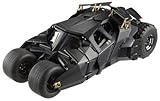 The Dark Knight Trilogy Batmobile with Authentic BATMAN Movie Cape Material by Mattel in 1:18 Scale by Mattel