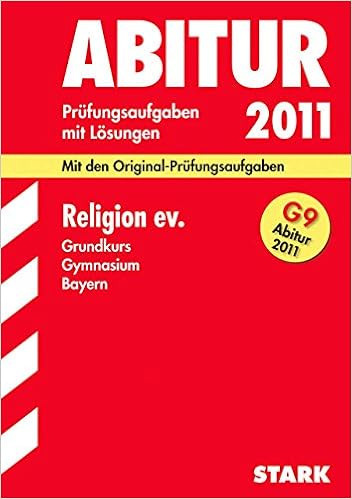 Abitur Religion Ev Gymnasium Bayern Grundkurs 1996 2002 Prufungsaufgaben Mit Losungen 9783894491772 Amazon Com Books