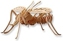 3-D Wooden Puzzle - Mosquito Woodcraft Construction Kit - Item #DCHI-WPZ-E031