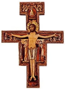 Cross of Saint Francis of Assisi. Pope Francis Cross. 9cm San Damiano Cross Crucifix. Saint Francis of Assisi Cross. by Crucifix