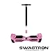 Swagtron Ultimate Balance T+ Hoverboard Handlebar Only for T3 with Adjustable Alloy Design, Pink, One Size