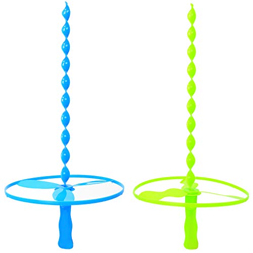Big Mo's Toys Flying Discs - Twist Disc Flyer Saucers for Party Favors and Prizes - 40 Sets
