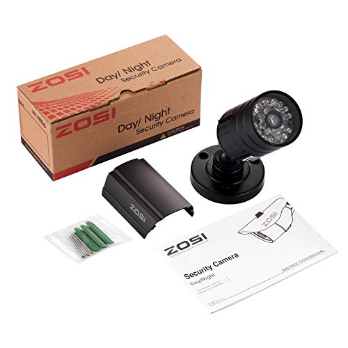 ZOSI Bullet Simulated Surveillance Cameras with Red Light,Dummy