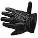 Ikevan Mens Luxurious PU Leather Gloves Outdoor Driving Warm Gloves Cashmere Mittens Autumn Winter (Black)