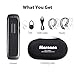 Marnana Bluetooth Headset with 18 Hours Playtime, Ultralight Earbud w/Noise Cancelling Mic, Carrying Case, Wireless Earpiece Hands-Free Call for iPhone Android Mobile Phone Tablet Office Truck Driver