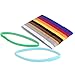 Pixnor 12 Colors Adjustable Puppy ID Bands Collars