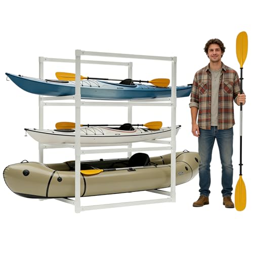 KAXIWEI Kayak Storage Rack PVC Stand