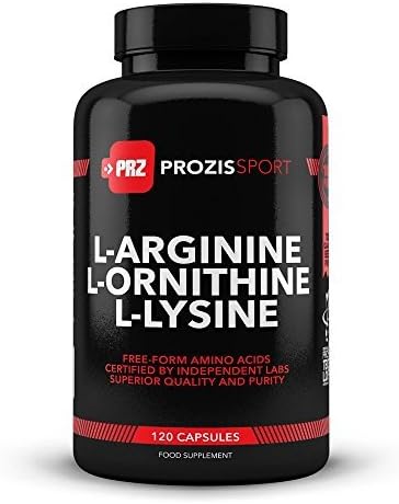 L-Arginine L-Ornithine L-Lysine 120 caps by Prozis Sport