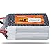 FLOUREON 2Packs 4S 14.8V 1500mAh 45C LiPo Battery Pack with XT60 Plug for RC Quadcopter Airplane Helicopter Car Truck Boat