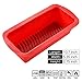 Silicone Loaf Pan, European-Grade Silicone Baking Pan for Bread, 9.5 Inch Non-Stick Bread Mold,BPA Free, Cake Pan, Rectangle