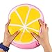 BeYumi Slow Rising Toy, 10 Inch Jumbo Pink Lemon Squishy Cream Scented Simulation Cute Fruit Squeeze Toys for Collection Gift, Decorative Props Large or Stress Relief