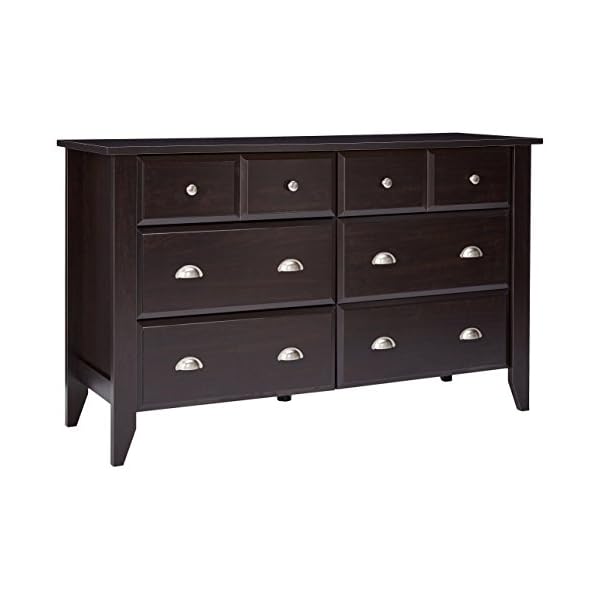 Sauder Shoal Creek Dresser, Jamocha Wood finish