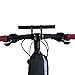 ODIER Bike Handlebar Extender 22cm 10cm Long Extension Mount for 31.8mm 25.4mm Handlebars 2 Clamps with Anti-Slip Pads (L 22-10)