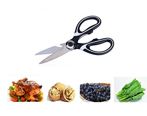 SupCooki Multi-Function Professional Kitchen Shears Super Sharp Stainless Steel Scissors - Thumbnail 5