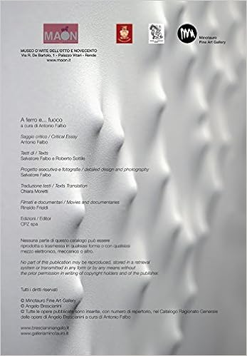 A Ferro E Fuoco Ediz Italiana E Inglese Falbo Antonio Amazon Com Books