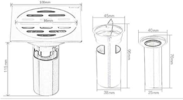 Kisshouse Stainless Steel Wire Drawing Deodorant Large Aperture