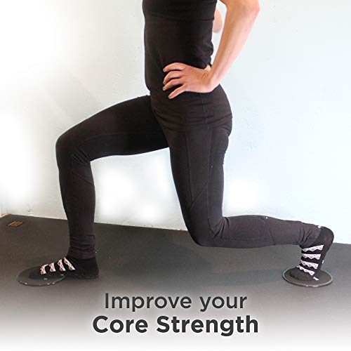 Imua Sport Core Sliders DualSided Sliders for Working Out on Carpet