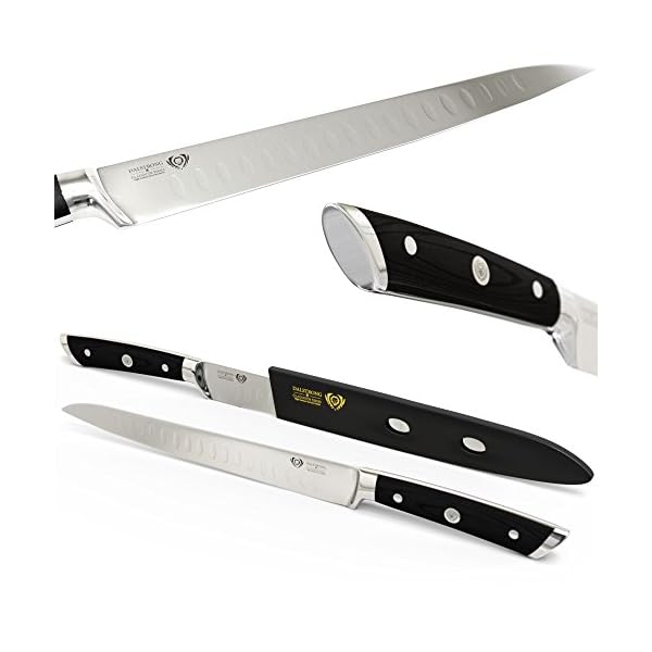 Dalstrong Carving Knife & Meat Fork Set Gladiator Series Elite 8