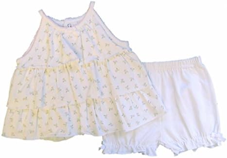 First Impression Baby Girl White Sundress and Panties 6-9 Months