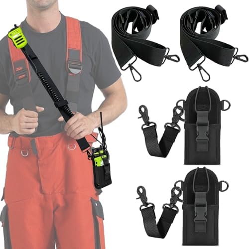 Amazon.com: Boston Leather Fireman's Radio Strap - 6543RXL-1