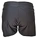 HOLYSNOW Women Swim Brief Board Bottoms Plus Size Sun Pretection Beach Shorts, Black, L(US 12-14)