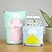 Stand up Pencil Holder ,Roiroiko Telescopic Pencil Case Transformer Pen Box Cartoon Cute Stationery Pouch Bag,Canvas+PU Cosmetics Pouch Stand Store Pen Organizer for Students Boys and Girls (green)