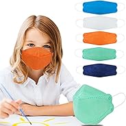 Kids KF94 Masks for Children, Individual Wrapped Colored Mask Kid Sized, Small Soft Mask for Boys Girls, Comfo