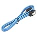 RELPER 6pcs SATA III 6.0 Gbps Cable with Locking Latch (Blue)