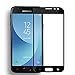 Samsung Galaxy J3 2018/J3 Achieve/J3 Star/Express Prime 3/Amp Prime 3/Sol 3/J3 V 3rd Gen/J3 Orbit Case With Tempered Glass Screen Protector,IDEA LINE Bumper Premium Clear Slim Fit-Black
