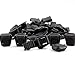 25 Premium Zipper Pull Cord Ends | Made in USA | Make Your Own Paracord Craft & Accessory Cord Projects | DIY Replacement Zipper Fixer (Black)