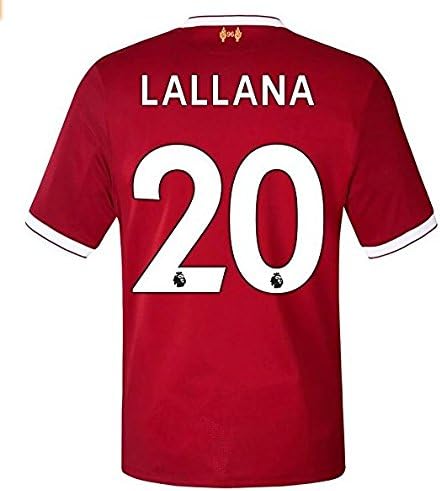Lallana #20 Liverpool Home 17-18 Soccer Jersey Men's Color Red Size M