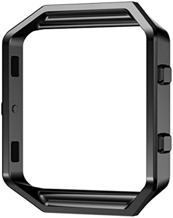 SuperSoldier Fitbit Blaze Accessories .Fitbit Blaze Frame. Stainless Steel Metal Frame For Fitbit Blaze Smart Watch (Black,1PC)