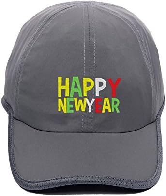 Men Trucker Cap Collegeadjustable Waterproof Outdoor Embroidered New Years Flat Hat