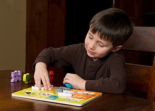 5 Wooden+Chunky+Puzzle+Educational+Development