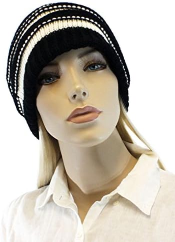 Wild Black Honeycomb Beanie Hat