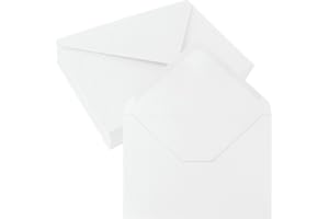 JAGERGREEN 50 Pack 5x7 Envelopes Letter Size, White A7 Envelopes Self Seal for Wedding Invitation, Envelope 5.4x7.6 for Greeting Cards, Photos, Baby Shower, Graduation, Thank You Cards, Announcements
