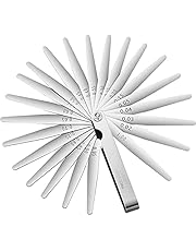 Stainless Steel Feeler Gauge Dual Marked Metric and Imperial Gap Measuring Tool