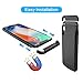 Euhan iPhone X/10 Battery Case, 4000mAh Rechargeable Power Charging Case for iPhone X /10 (5.8 inch) Extended Battery Pack Protective Ultra Thin Charger Case,Compatible with Wire Headphones (Black)